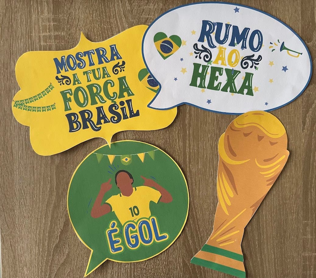 Copa do mundo 2026: bandeirolas e plaquinhas para fotos (PDF)
