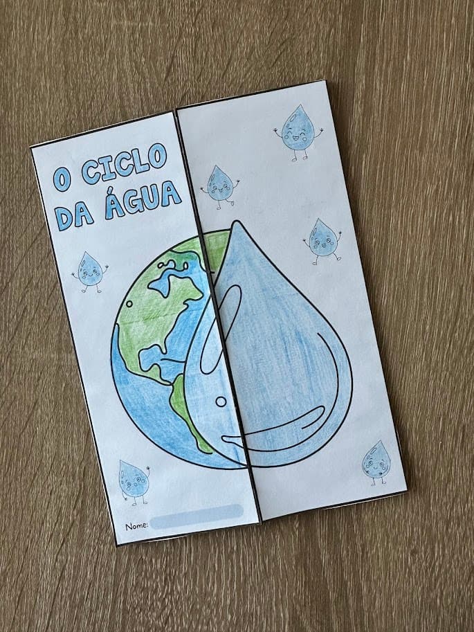 LapBook Ciclo da Água e Atividade Interativa (PDF)
